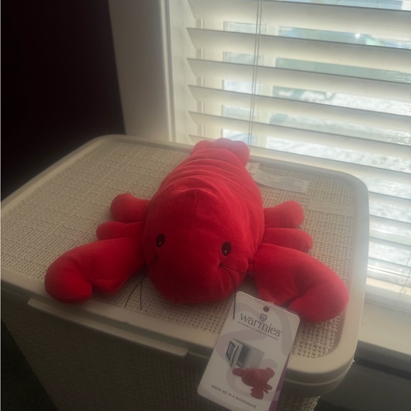 Warmies Red Stuffed Lobster Toy - Picture 5 of 7